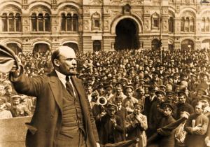 October revolution-Lenin - small